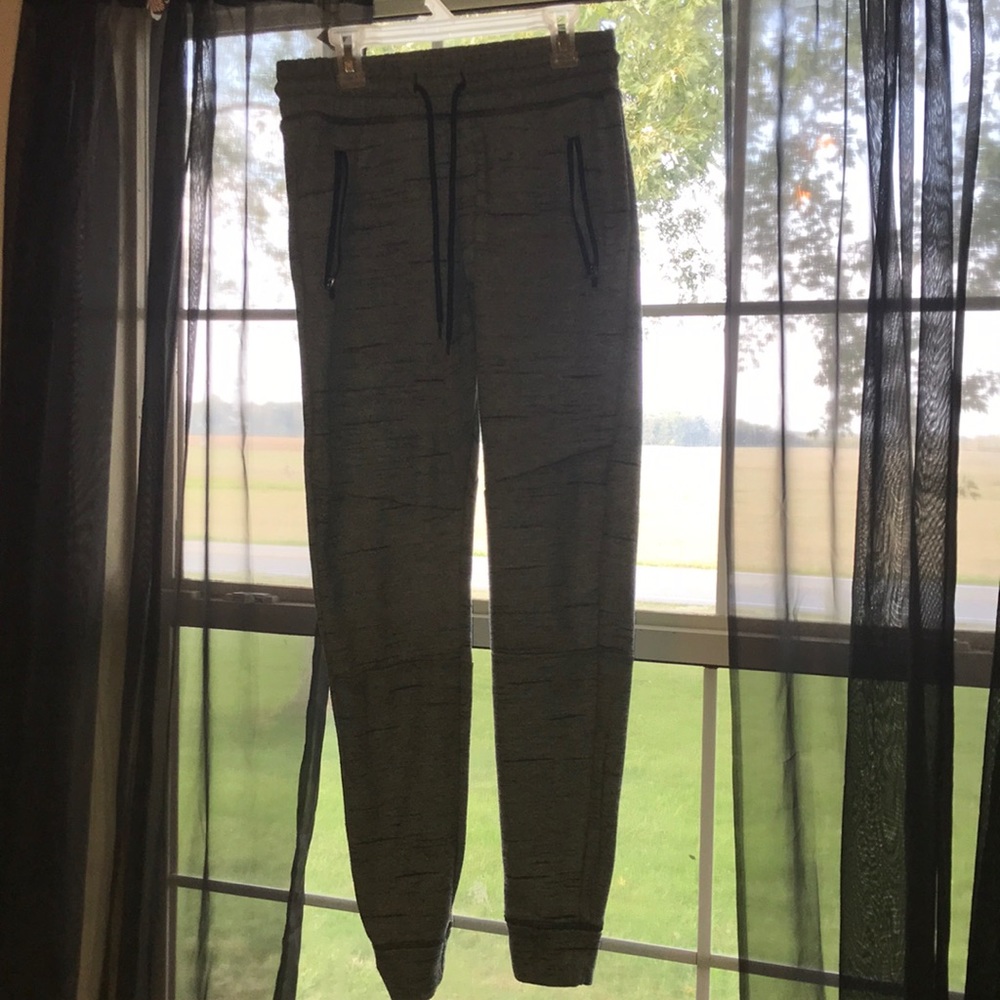 Grey sweatpants